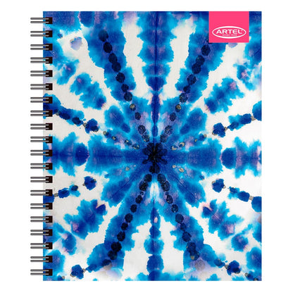 CUADERNO UNIVERSITARIO 100H 7MM TIE DYE ARTEL