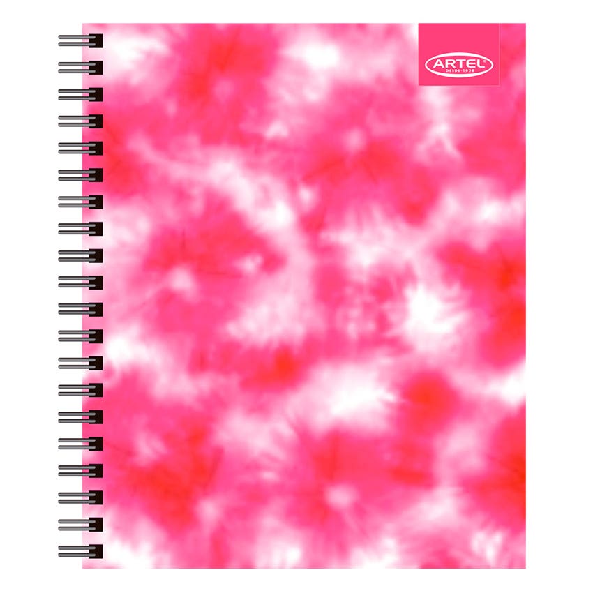 CUADERNO UNIVERSITARIO 100H 7MM TIE DYE ARTEL