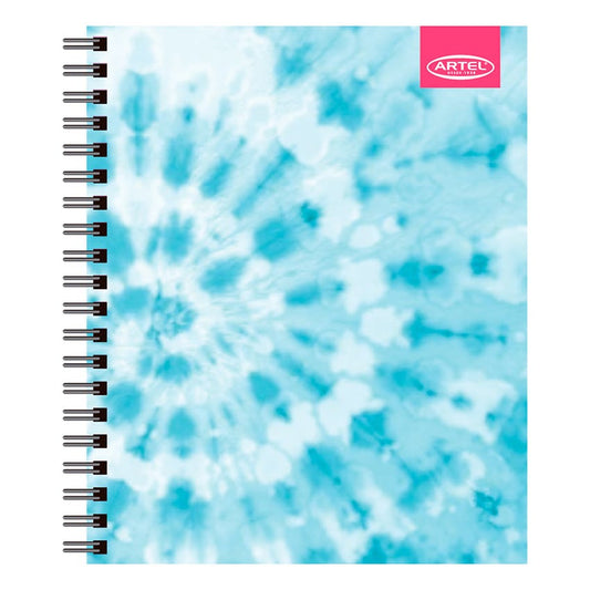 CUADERNO UNIVERSITARIO 100H 7MM TIE DYE ARTEL