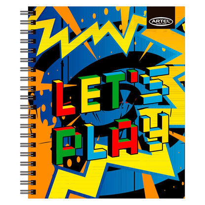 CUADERNO UNIVERSITARIO 100H 7MM GAMERS ARTEL