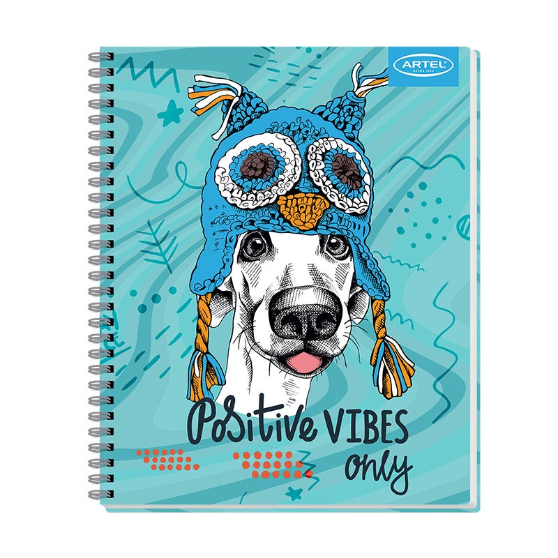 Cuaderno Universitario 100 Hojas 7mm Animales Divertidos