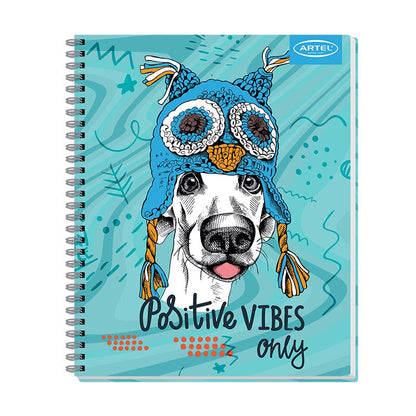 Cuaderno Universitario 100 Hojas 7mm Animales Divertidos