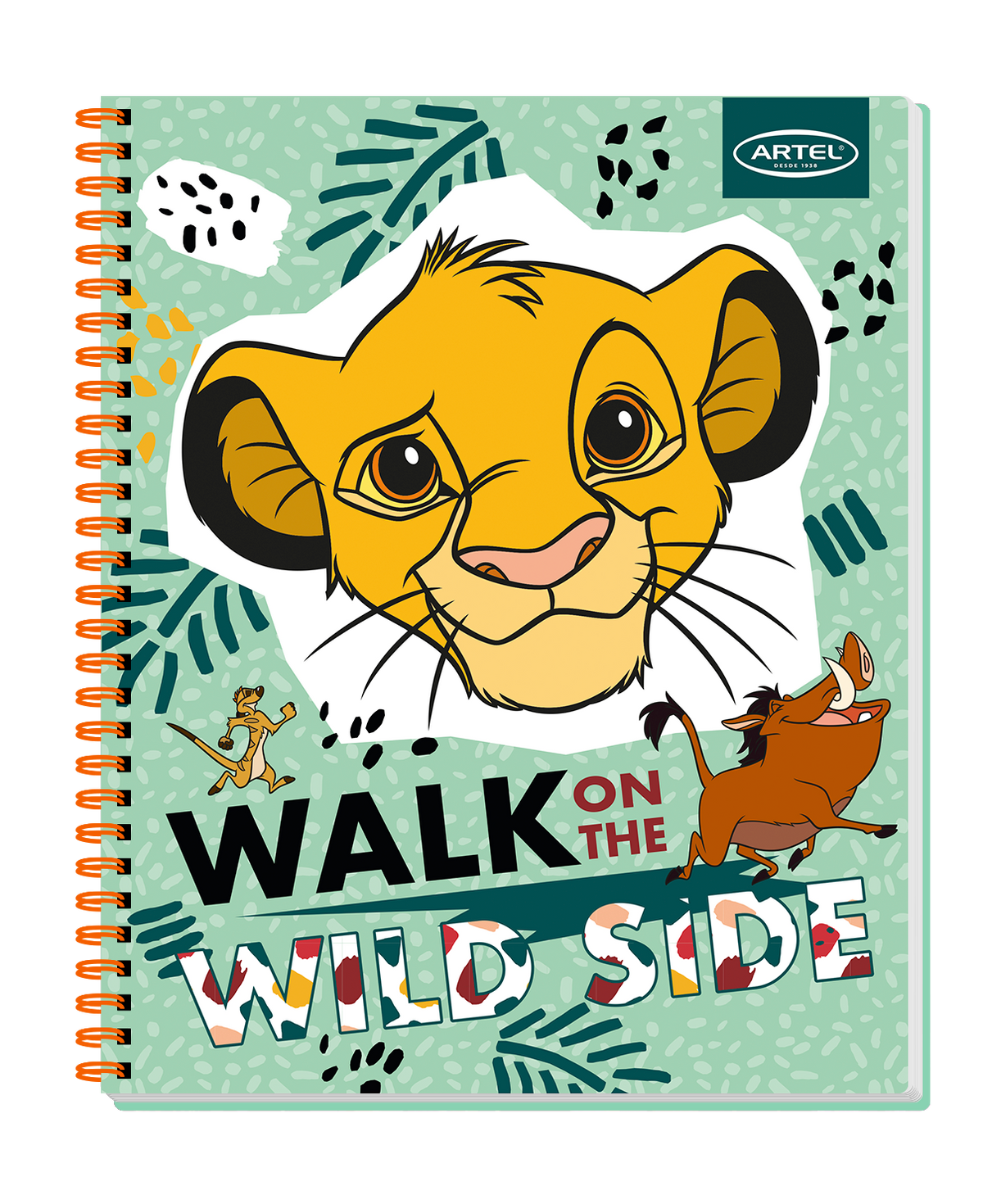 Cuaderno Universitario Artel 100 Hojas 7 Mm Rey Leon