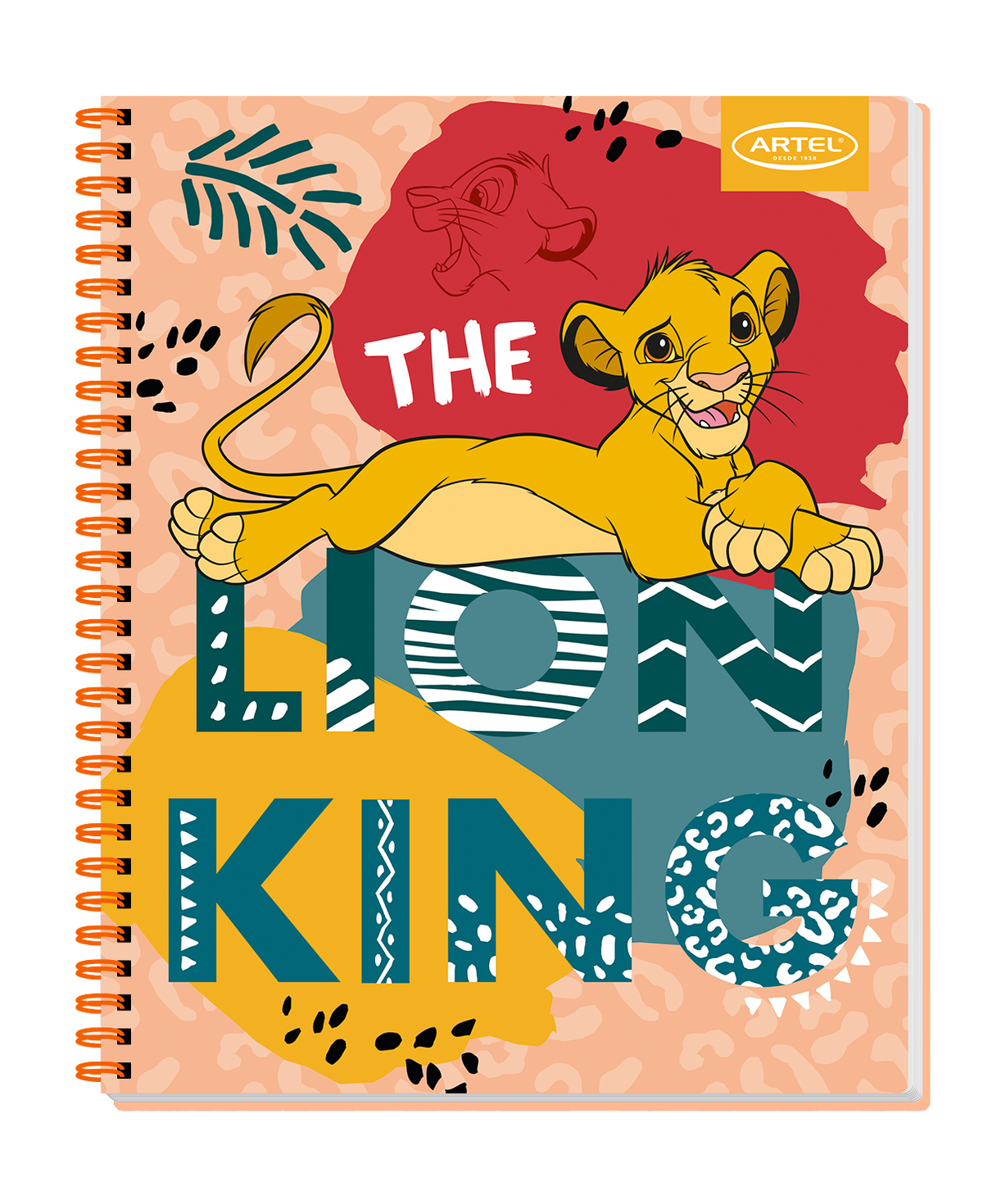 Cuaderno Universitario Artel 100 Hojas 7 Mm Rey Leon