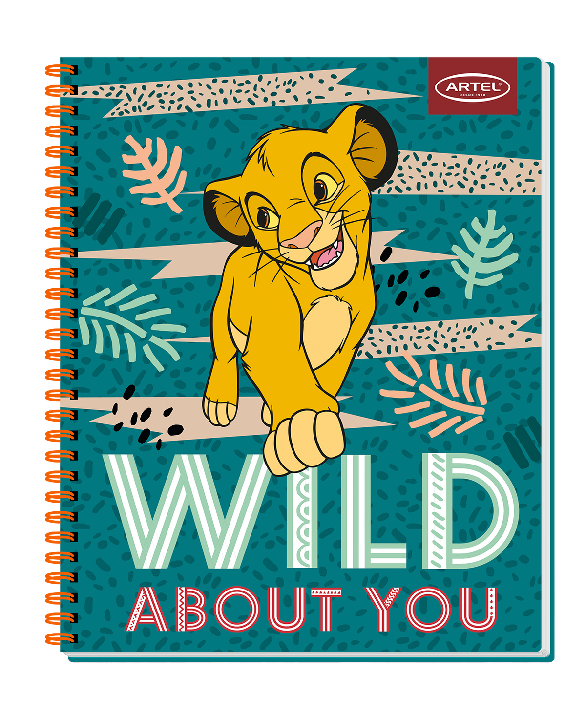 Cuaderno Universitario Artel 100 Hojas 7 Mm Rey Leon