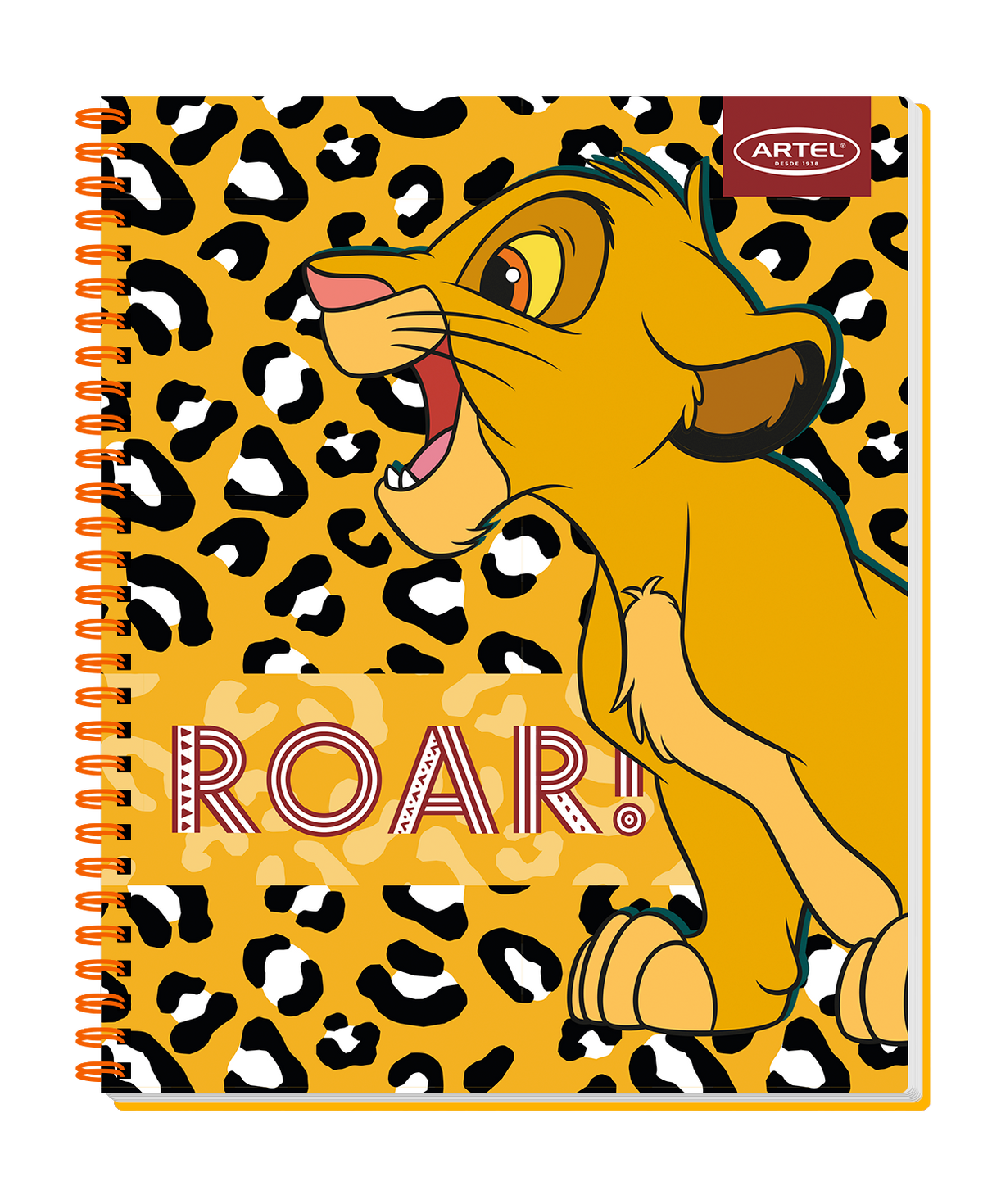 Cuaderno Universitario Artel 100 Hojas 7 Mm Rey Leon