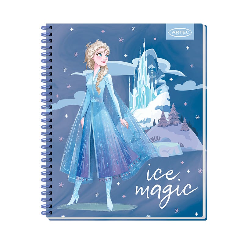 Cuaderno Universitario 100 Hojas 7mm Frozen