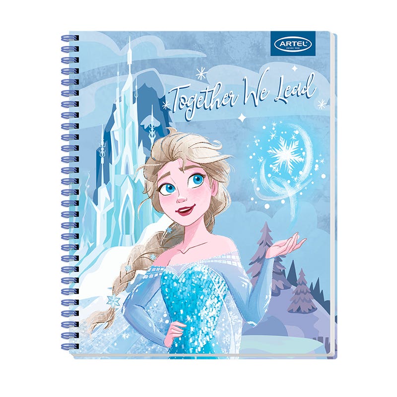 Cuaderno Universitario 100 Hojas 7mm Frozen