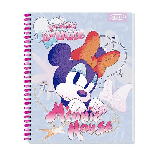 Cuaderno Universitario 100 Hojas 7mm Minnie Bow