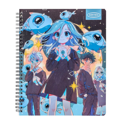 Cuaderno Universitario 100 Hojas 7mm Ilustradoras Chilenas