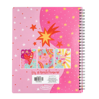 Cuaderno Universitario 100 Hojas 7mm Ilustradoras Chilenas