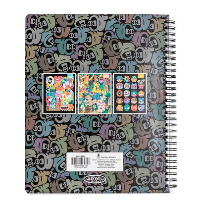 Cuaderno Universitario 100 Hojas 7mm Ilustradores Chilenos
