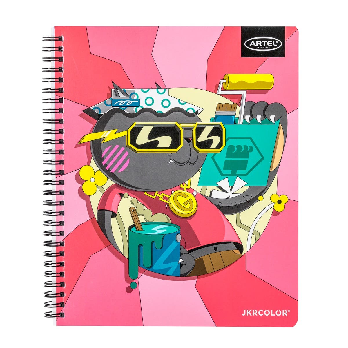 Cuaderno Universitario 100 Hojas 7mm Ilustradores Chilenos