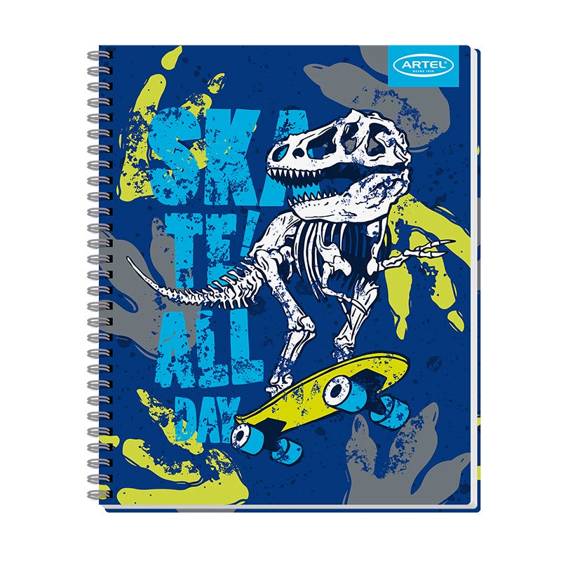 Cuaderno Universitario 100 Hojas 7mm Dino