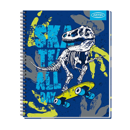Cuaderno Universitario 100 Hojas 7mm Dino