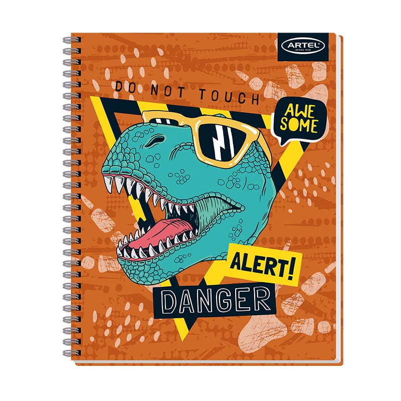 Cuaderno Universitario 100 Hojas 7mm Dino