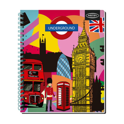 Cuaderno Universitario 100 Hojas 7mm Urban Espiral Soft