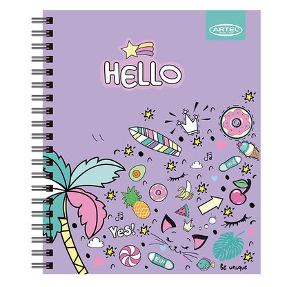 CUADERNO UNIVERSITARIO ARTEL 100 HOJAS 7MM UNICORNIO 2024