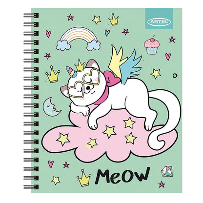 CUADERNO UNIVERSITARIO ARTEL 100 HOJAS 7MM UNICORNIO 2024