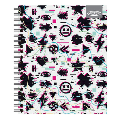 CUADERNO UNIVERSITARIO ARTEL 100 HOJAS 7MM DISEÑO GAMERS 2024
