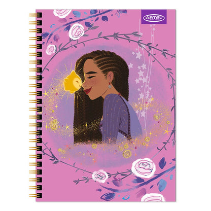 CUADERNO UNIVERSITARIO ARTEL 100 HOJAS 7MM DISEÑO WISH 2024