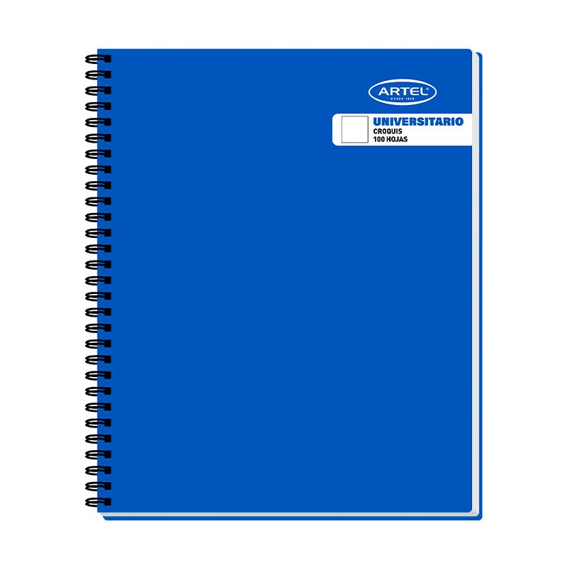 Cuaderno Universitario Tapa Emplacado Liso Croquis