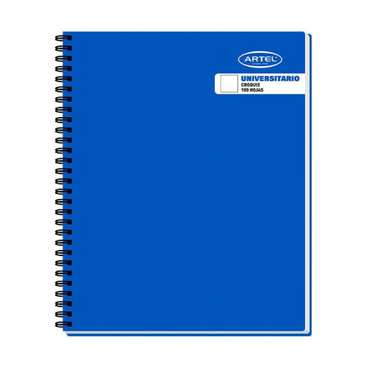 Cuaderno Universitario Tapa Emplacado Liso Croquis