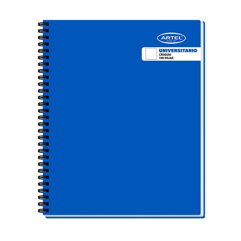 Cuaderno Universitario Tapa Emplacado Liso Croquis