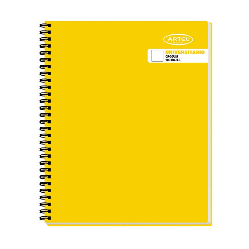 Cuaderno Universitario Tapa Emplacado Liso Croquis