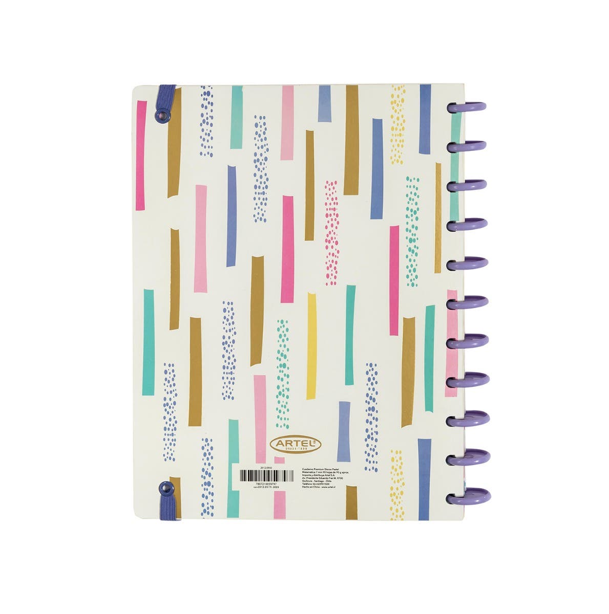 Cuaderno Premium Discos 90 hj. 7mm