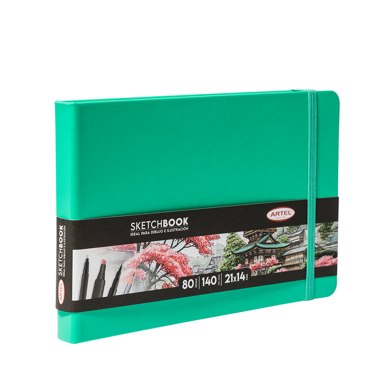 Sketchbook Artel 21X14 Verde