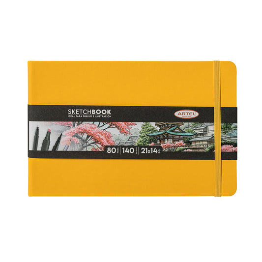 Sketchbook Artel 21X14 Amarilla