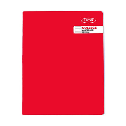 Cuaderno College 80 Hojas Composicion Artel