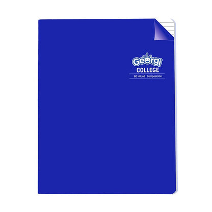 Cuaderno College 80 Hojas Composición Georgi