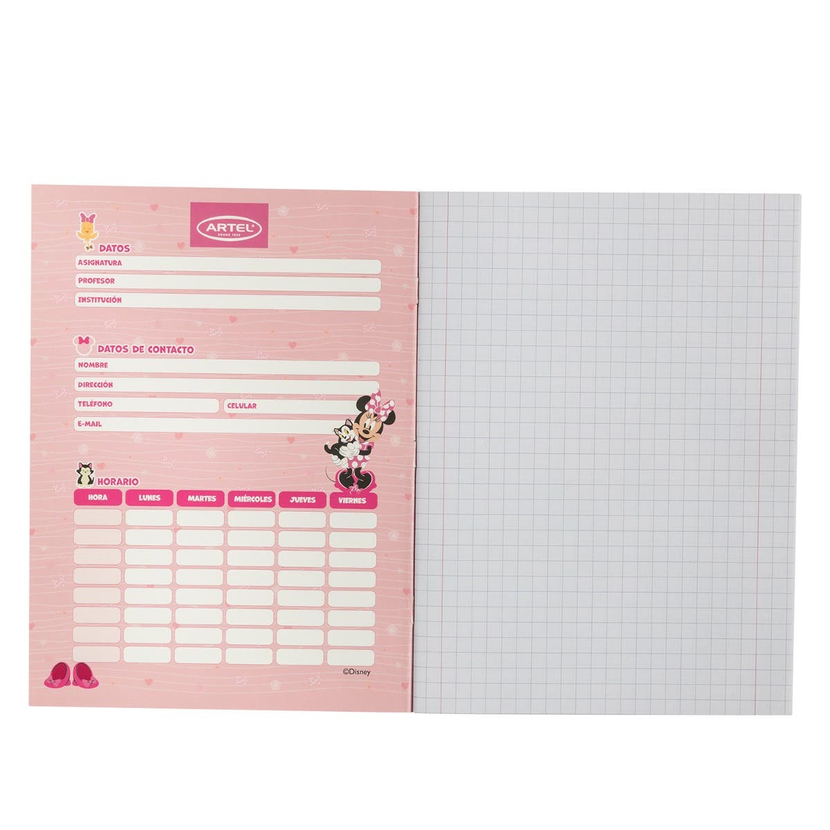Cuaderno College 80 Hojas Minnie Jr