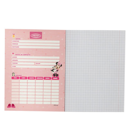 Cuaderno College 80 Hojas Minnie Jr
