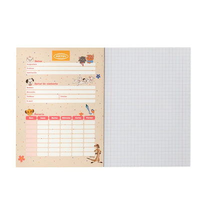 Cuaderno College 80 Hojas Clásicos Disney