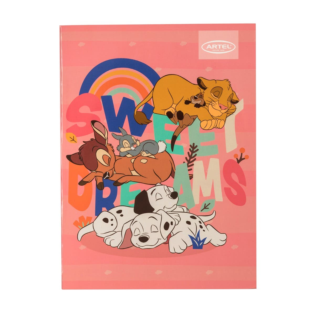 Cuaderno College 80 Hojas Clásicos Disney
