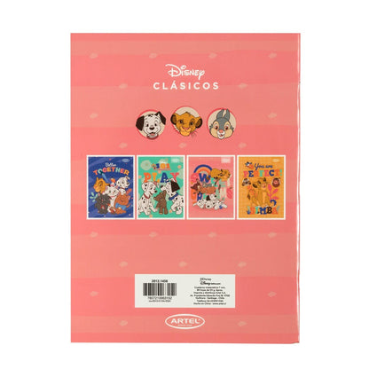 Cuaderno College 80 Hojas Clásicos Disney