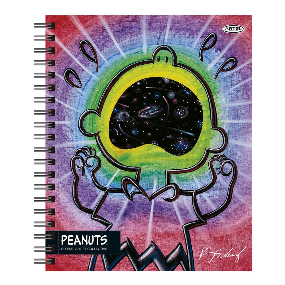 Cuaderno Universitario Snoopy 100 Hojas 7mm. Diseño Aleatorio Artel
