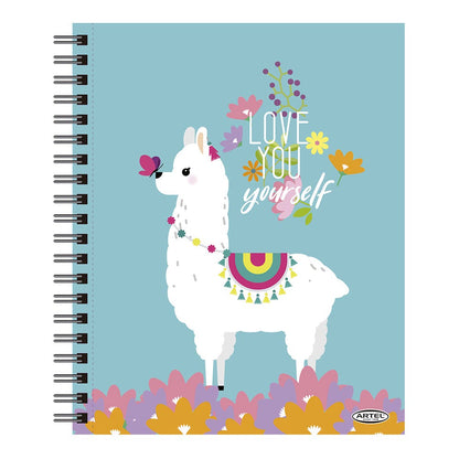 Cuaderno Universitario Groovy Nature 100 Hojas 7mm. Diseño Aleatorio Artel