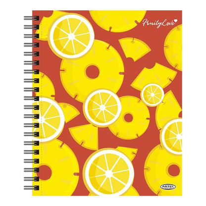 Cuaderno Universitario Fruty Lovers 100 Hojas 7mm. Diseño Aleatorio Artel