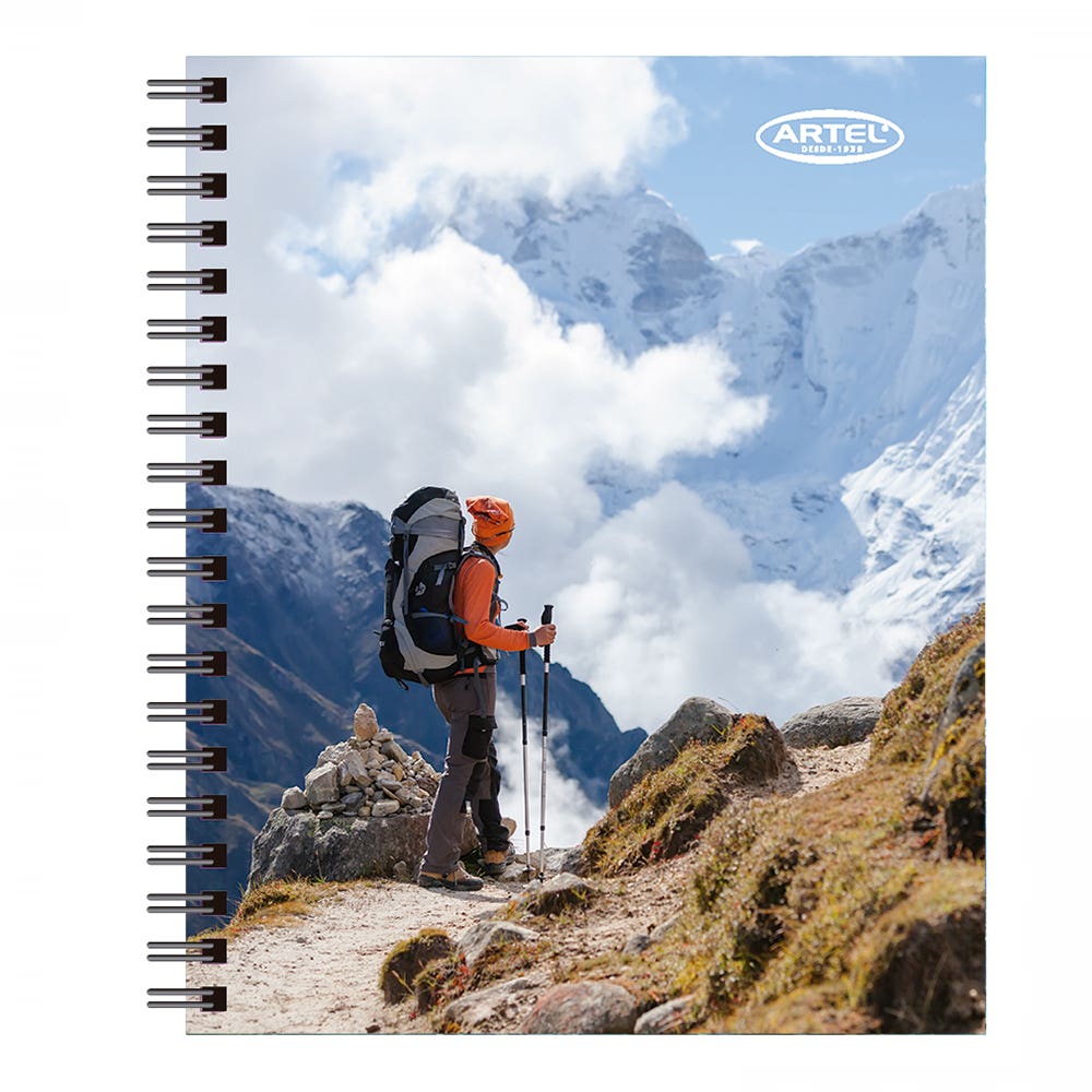 Cuaderno Universitario Deporte Chile 100 Hojas 7mm. Diseño Aleatorio Artel