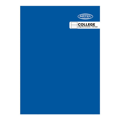 Cuaderno College Caligrafía Horizontal 100 Hojas Color Aleatorio Artel