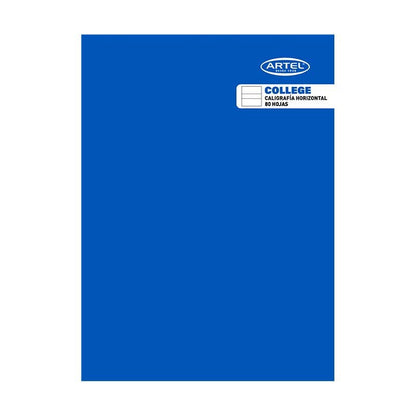 Cuaderno College Caligrafía Horizontal 80 Hojas Artel