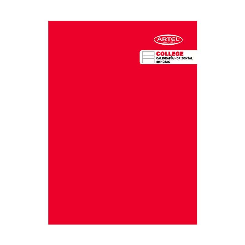 Cuaderno College Caligrafía Horizontal 80 Hojas Artel