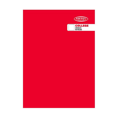 Cuaderno College Croquis 80 Hojas Artel