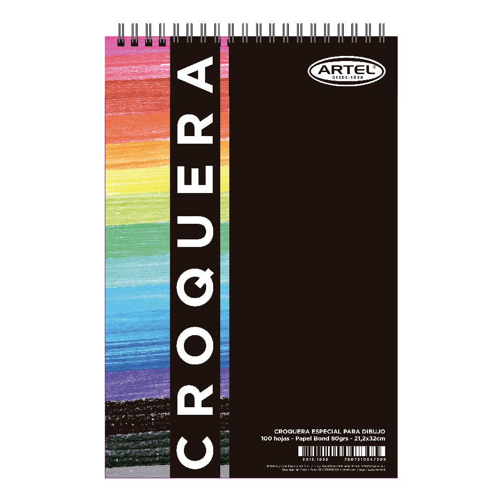 Croquera Bond 21x32cm ArtelColor
