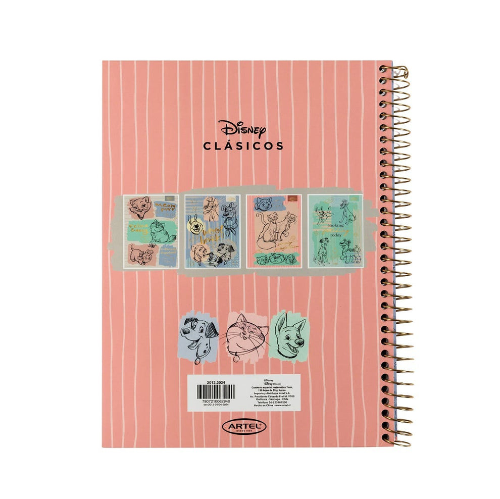 Cuaderno Especial 150 Hojas Cats&dogs Clasicos Artel