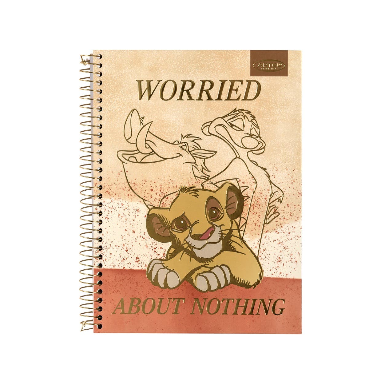 Cuaderno Especial 150 Hojas Rey Leon Gold Artel